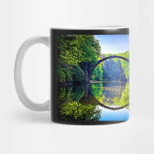 Gablenz Germany Devil's Bridge Rakotzbrucke Artistic Mug